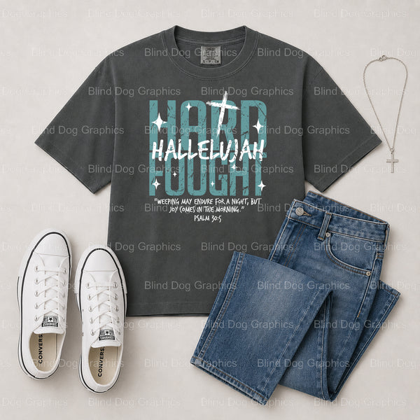 FAITH CAN MOVE MOUNTAINS – Christian Premade DTF Transfer (view 2 of 2) – by Blind Dog Graphics – Premade Transfers – Chri...