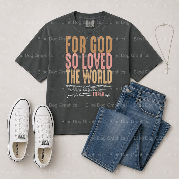 Faith Can Move Mountains – Christian Premade DTF Transfer (view 2 of 2) – by Blind Dog Graphics – Premade Transfers – Chri...