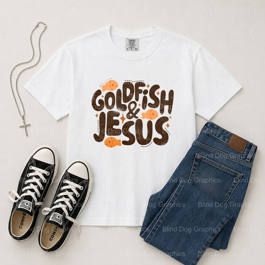 FAITH OVER FEAR – Christian Premade DTF Transfer (view 1 of 2) – by Blind Dog Graphics – Premade Transfers – Christian, Faith