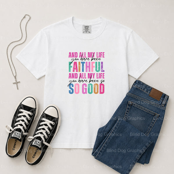 FAITH OVER FEAR – Christian Premade DTF Transfer (view 2 of 2) – by Blind Dog Graphics – Premade Transfers – Christian, Faith