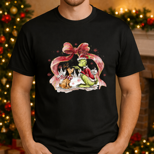 Grinch and Max Boop – Christmas Premade DTF Transfer