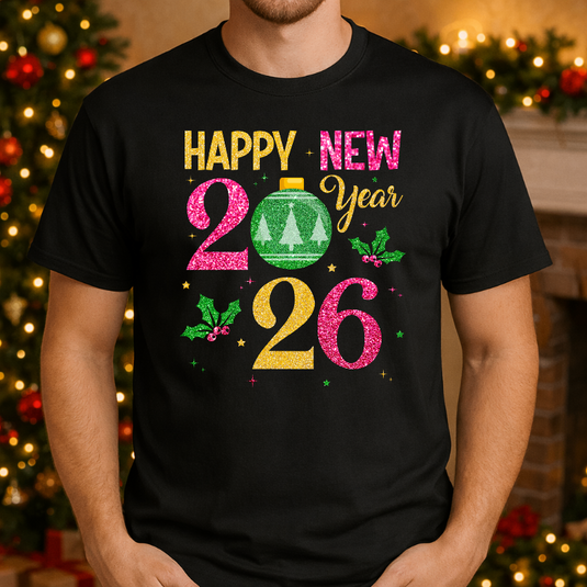 Happy New Year 2026 – New Years Premade DTF Transfer