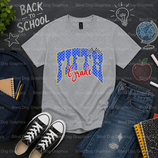 FIFTH GRADE – School Premade DTF Transfer (view 2 of 2) – by Blind Dog Graphics – Premade Transfers – School DTF Transfers...