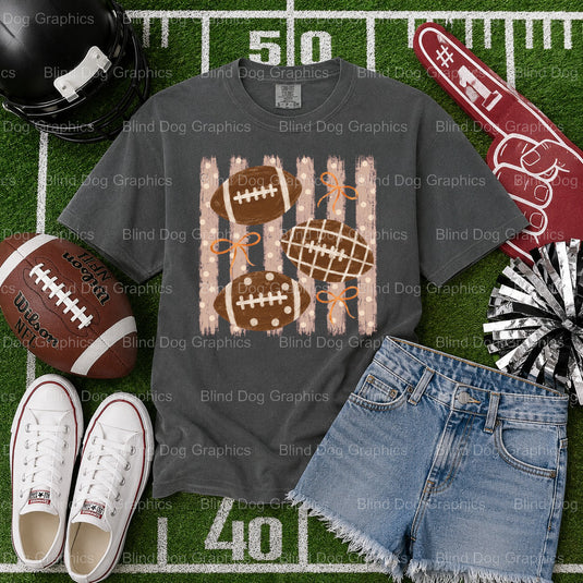 FOOTBALL IS MY FAVORITE SEASON – Football Premade DTF Transfer (view 1 of 2) – by Blind Dog Graphics – Premade Transfers –...