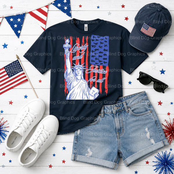 FREEDOM EST. 1776 Eagle – Fourth Of July DTF Transfer (view 2 of 2) – by Blind Dog Graphics – Premade Transfers – Fourth O...
