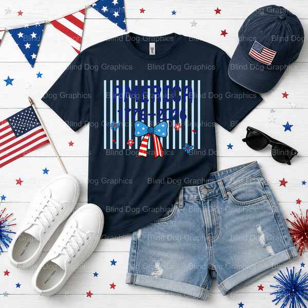 FREEDOM EST 1776 – Fourth Of July DTF Transfer (view 2 of 2) – by Blind Dog Graphics – Premade Transfers – Fourth Of July,...