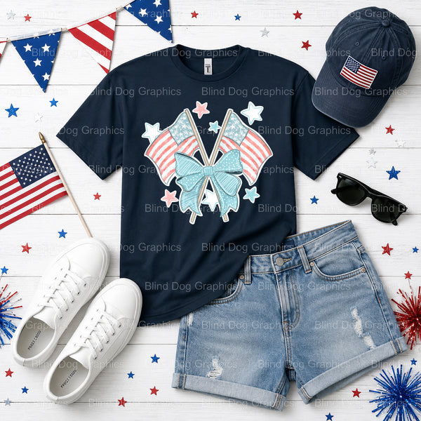 Freedom – Fourth Of July DTF Transfer (view 1 of 2) – by Blind Dog Graphics – Premade Transfers – Fourth Of July, Patriotic