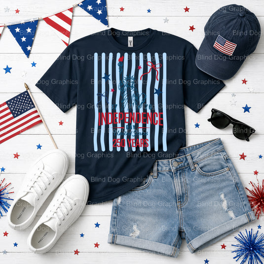 FREEDOM – Fourth Of July DTF Transfer (view 1 of 2) – by Blind Dog Graphics – Premade Transfers – Fourth Of July, Patriotic