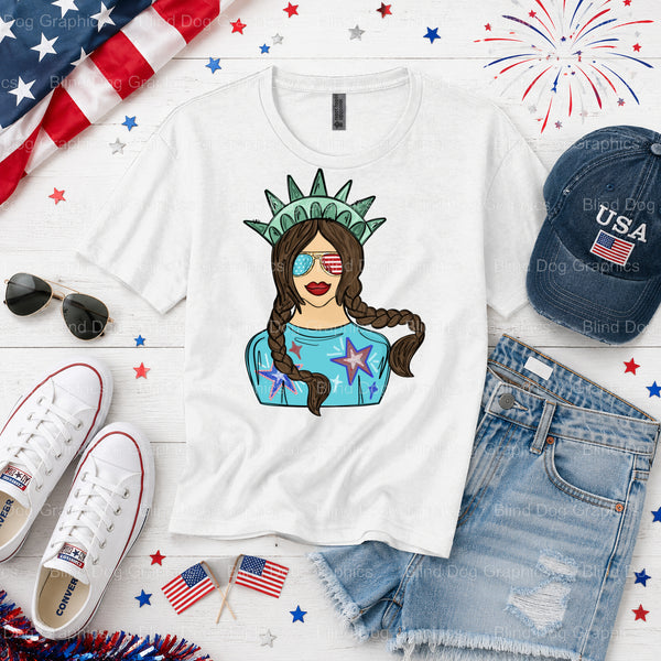 FREEDOM USA EST. 1776 – Fourth Of July DTF Transfer (view 1 of 2) – by Blind Dog Graphics – Premade Transfers – Fourth Of...