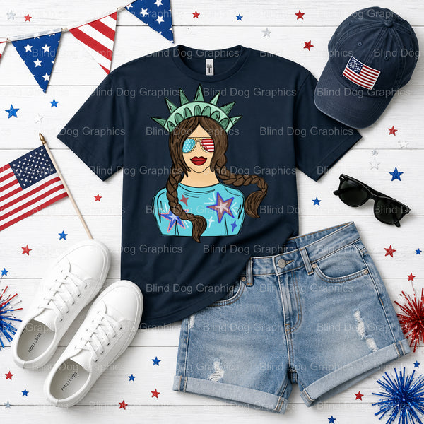 FREEDOM USA EST. 1776 – Fourth Of July DTF Transfer (view 2 of 2) – by Blind Dog Graphics – Premade Transfers – Fourth Of...