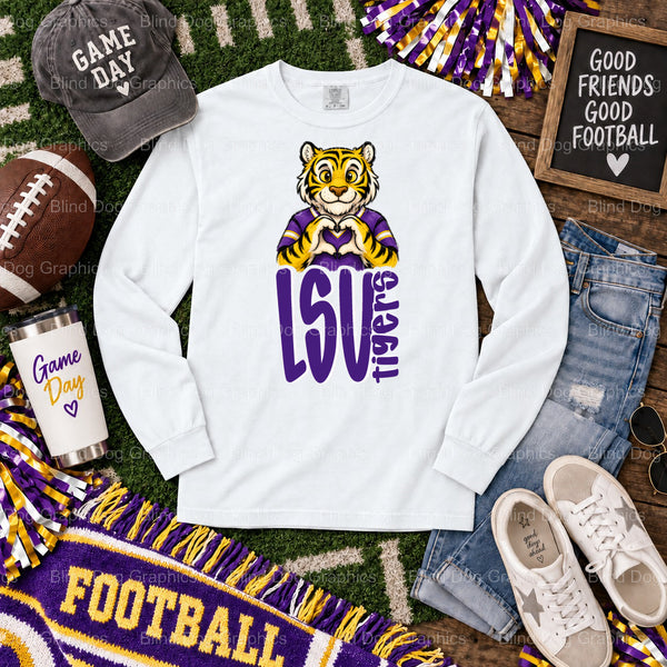 Gameday LSU Forever - Premade LSU DTF Transfer (view 1 of 2) – by Blind Dog Graphics – Premade Transfers – LSU, College Fo...