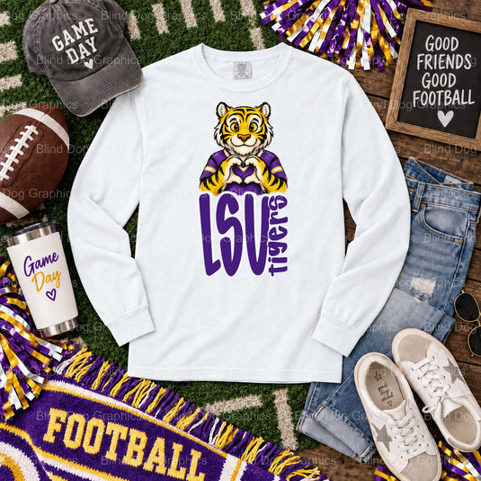 Gameday LSU Forever - Premade LSU DTF Transfer (view 1 of 2) – by Blind Dog Graphics – Premade Transfers – LSU, College Fo...