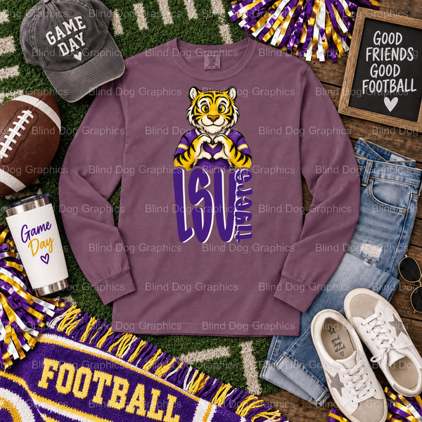 Gameday LSU Forever - Premade LSU DTF Transfer (view 2 of 2) – by Blind Dog Graphics – Premade Transfers – LSU, College Fo...