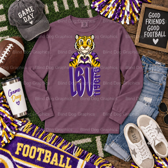 Gameday LSU Forever - Premade LSU DTF Transfer (view 2 of 2) – by Blind Dog Graphics – Premade Transfers – LSU, College Fo...