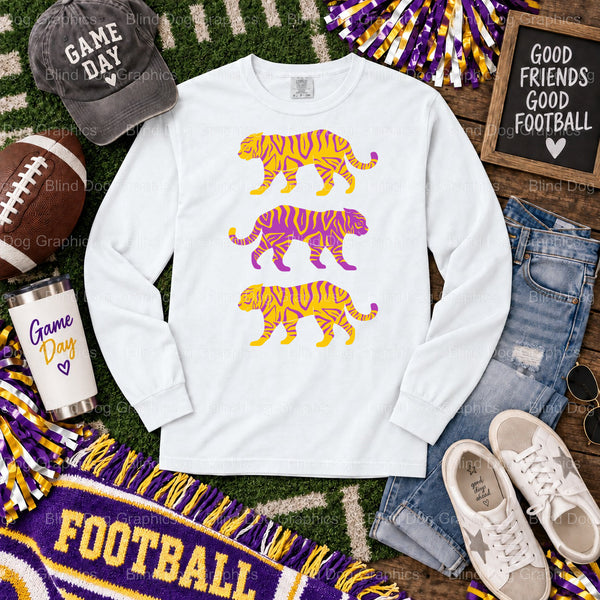 GEAUX TIGERS - LSU Premade DTF Transfer (view 1 of 2) – by Blind Dog Graphics – Premade Transfers – LSU, College Football