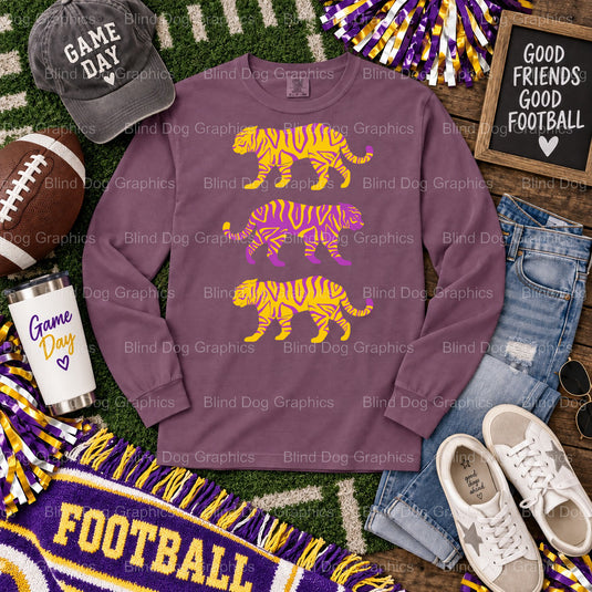 GEAUX TIGERS - LSU Premade DTF Transfer (view 2 of 2) – by Blind Dog Graphics – Premade Transfers – LSU, College Football