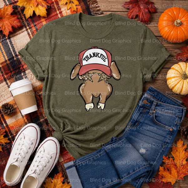 Gobble Til' You Wobble – Thanksgiving Premade DTF Transfer (view 2 of 2) – by Blind Dog Graphics – Premade Transfers – Fal...