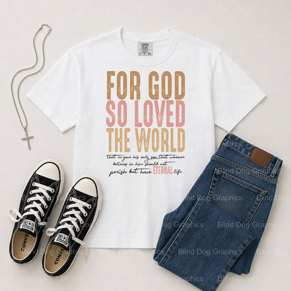 God is within her she will not fail Psalm 46:5 – Christian Premade DTF Transfer (view 1 of 2) – by Blind Dog Graphics – Pr...