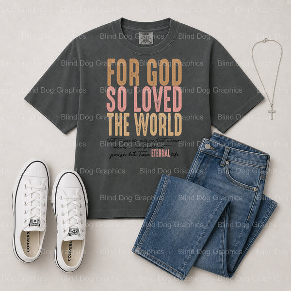 God is within her she will not fail Psalm 46:5 – Christian Premade DTF Transfer (view 2 of 2) – by Blind Dog Graphics – Pr...