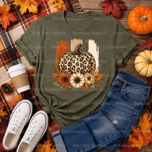 GRATEFUL THANKFUL BLESSED – Thanksgiving Premade DTF Transfer (view 2 of 2) – by Blind Dog Graphics – Premade Transfers –...