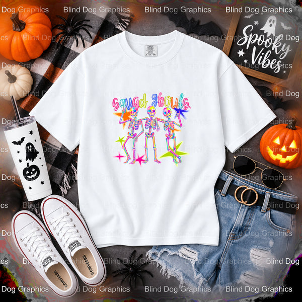 HALLOWEEN SQUAD GHOULS – Halloween Premade DTF Transfer (view 1 of 2) – by Blind Dog Graphics – Premade Transfers – Hallow...