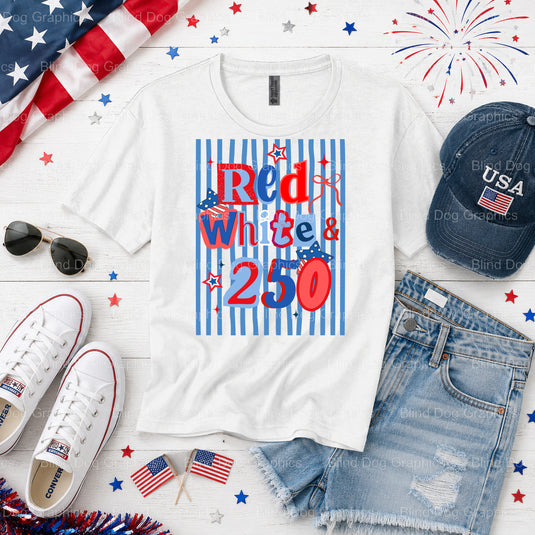 HAPPY 4TH OF JULY – Fourth Of July DTF Transfer (view 2 of 2) – by Blind Dog Graphics – Premade Transfers – Fourth Of July...