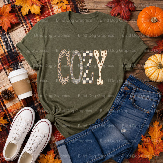 Happy Fall Y'all – Fall Premade DTF Transfer (view 1 of 2) – by Blind Dog Graphics – Premade Transfers – Fall, Thanksgiving