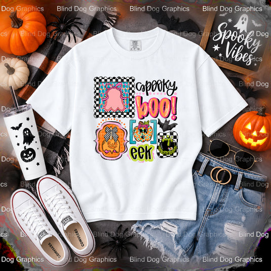 Happy Halloween – Halloween Premade DTF Transfer (view 1 of 2) – by Blind Dog Graphics – Premade Transfers – Halloween, DT...