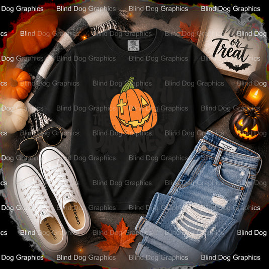 Happy Halloween – Halloween Premade DTF Transfer (view 2 of 2) – by Blind Dog Graphics – Premade Transfers – Halloween, DT...
