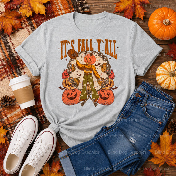 Hello Fall – Fall Premade DTF Transfer (view 1 of 2) – by Blind Dog Graphics – Premade Transfers – Fall, Thanksgiving