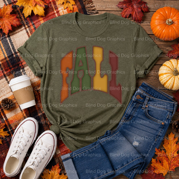 Hello Fall – Fall Premade DTF Transfer (view 2 of 2) – by Blind Dog Graphics – Premade Transfers – Fall, Thanksgiving