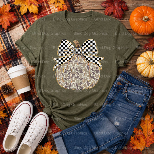 HELLO PUMPKIN – Fall Premade DTF Transfer (view 2 of 2) – by Blind Dog Graphics – Premade Transfers – Fall, Thanksgiving