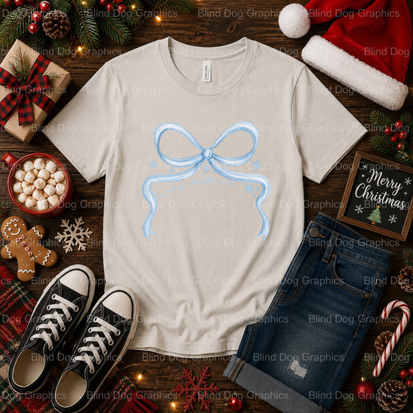 Here Comes The Sun Merry Christmas – Christmas Premade DTF Transfer (view 2 of 2) – by Blind Dog Graphics – Premade Transf...
