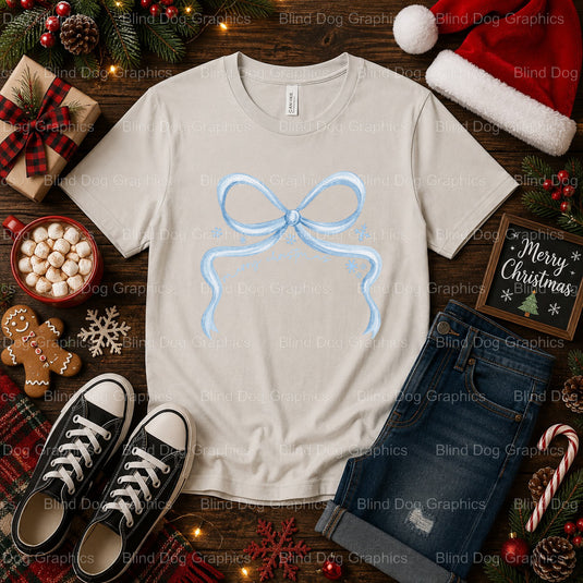 Here Comes The Sun Merry Christmas – Christmas Premade DTF Transfer (view 2 of 2) – by Blind Dog Graphics – Premade Transf...