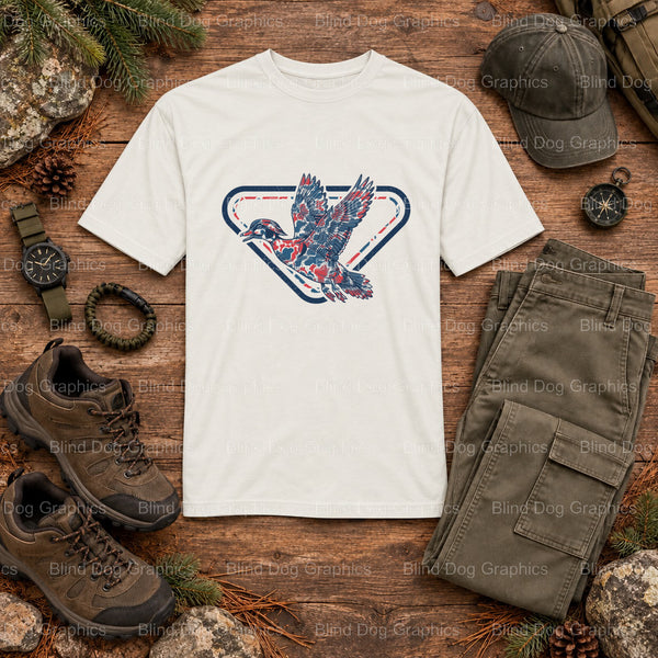 Hunt Camp - Hunting DTF Transfer (view 1 of 2) – by Blind Dog Graphics – Premade Transfers – Hunting, Outdoors