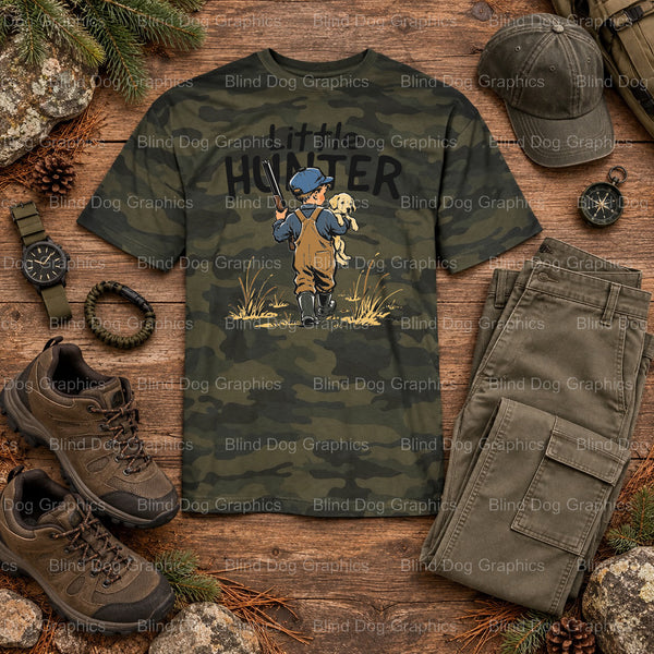 HUNTING CLUB - Buck & Rifles Premade DTF Transfer (view 2 of 2) – by Blind Dog Graphics – Premade Transfers – Hunting, Out...