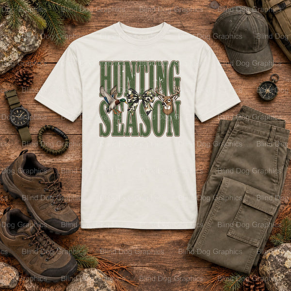 HUNTING is my therapy - Deer Buck Hunting Premade DTF Transfer (view 2 of 2) – by Blind Dog Graphics – Premade Transfers –...