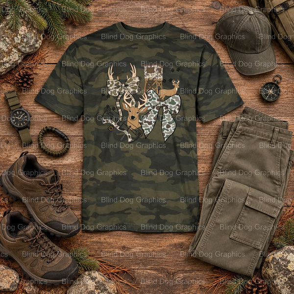 HUNTING IS MY THERAPY - Hunting DTF Transfer (view 1 of 2) – by Blind Dog Graphics – Premade Transfers – Hunting, Outdoors