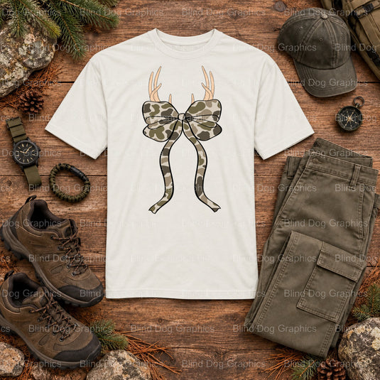 Hunting is My Therapy - Hunting DTF Transfer (view 2 of 2) – by Blind Dog Graphics – Premade Transfers – Hunting, Outdoors