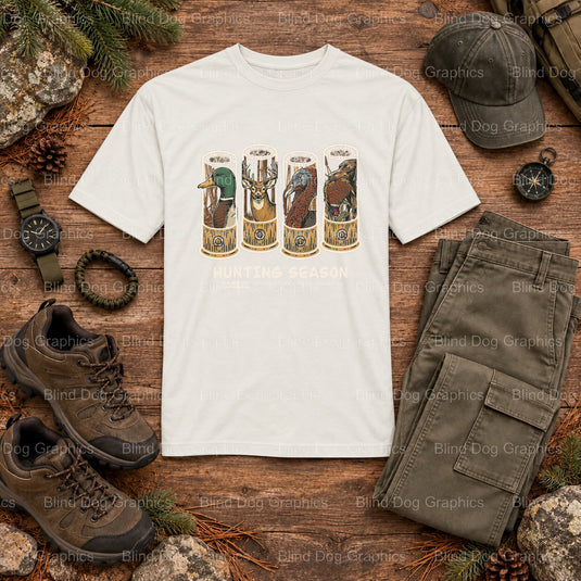 Hunting Season Opening Day Est. 1978 - Deer Hunter Premade DTF Transfer (view 1 of 2) – by Blind Dog Graphics – Premade Tr...