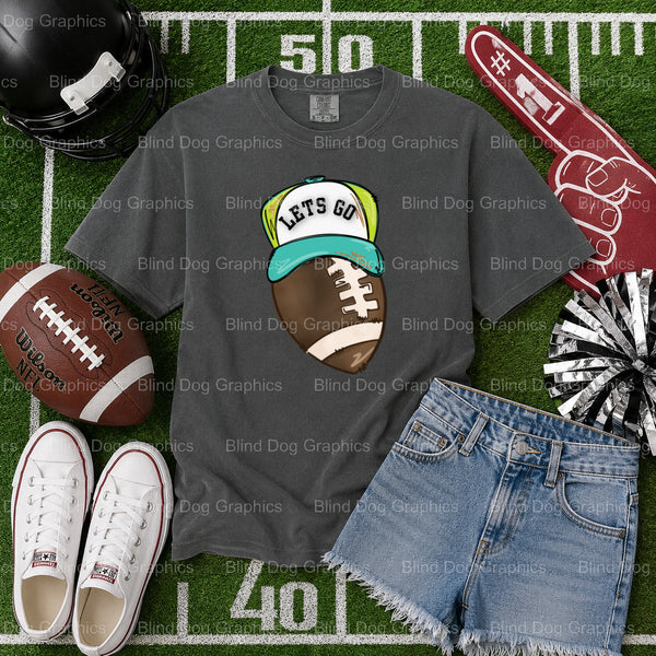 I'D RATHER BE AT THE GAME – Football Premade DTF Transfer (view 1 of 2) – by Blind Dog Graphics – Premade Transfers – Foot...