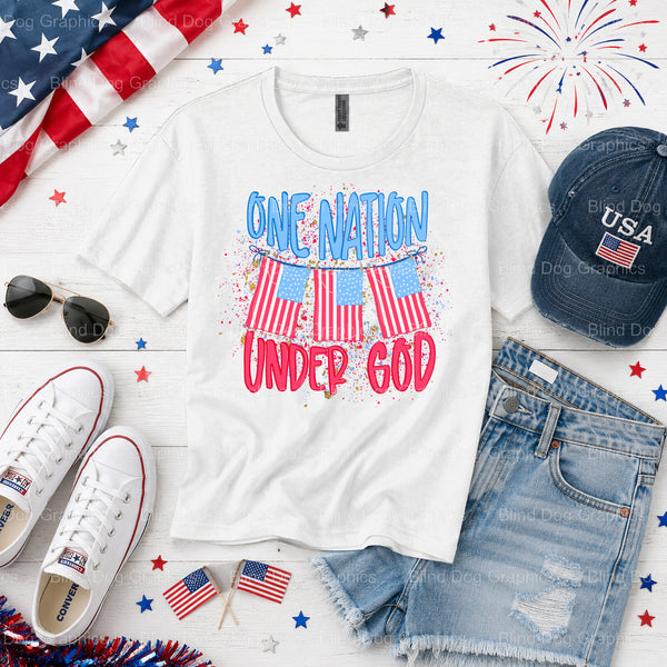 I'M JUST HERE FOR THE FIREWORKS – Fourth Of July DTF Transfer (view 1 of 2) – by Blind Dog Graphics – Premade Transfers –...