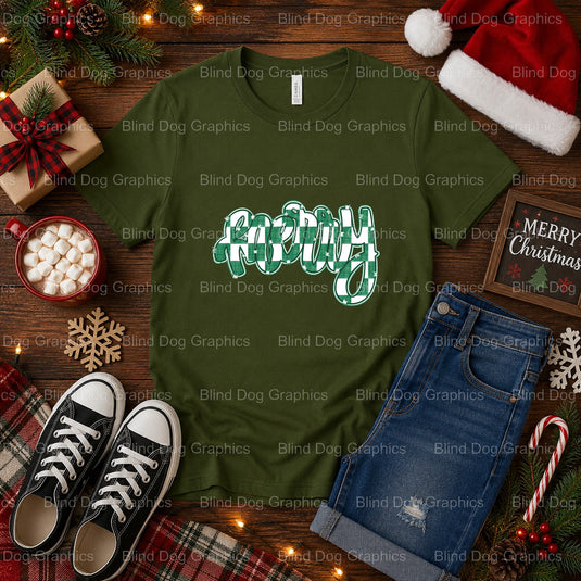 I'm the reason Santa has a naughty list – Christmas Premade DTF Transfer (view 1 of 2) – by Blind Dog Graphics – Premade T...