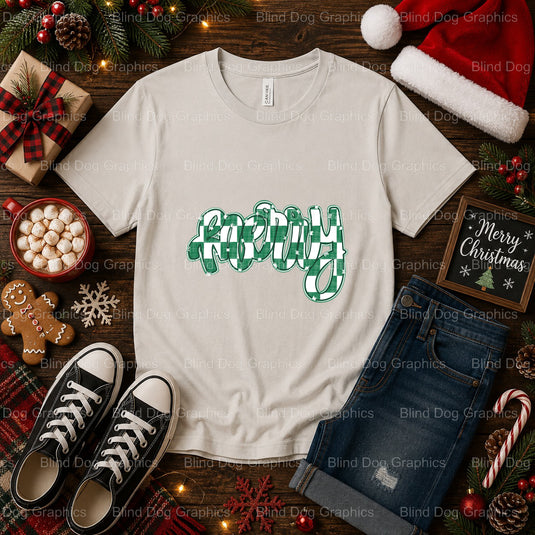 I'm the reason Santa has a naughty list – Christmas Premade DTF Transfer (view 2 of 2) – by Blind Dog Graphics – Premade T...
