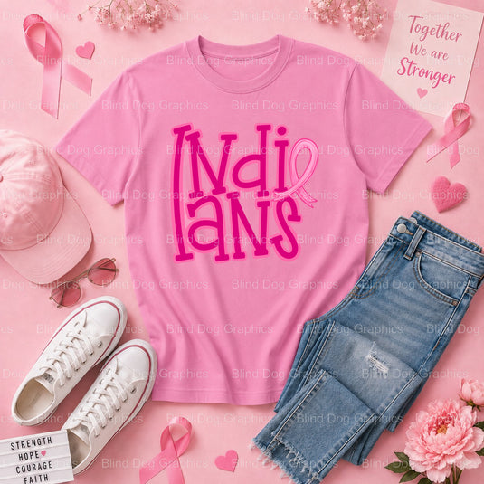 I Wear Pink For My Sister - Breast Cancer Awareness Premade DTF Transfer (view 3 of 3) – by Blind Dog Graphics – Premade T...