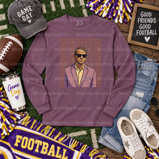 In This House We Yell Geaux Tigers - LSU Premade DTF Transfer (view 2 of 2) – by Blind Dog Graphics – Premade Transfers –...