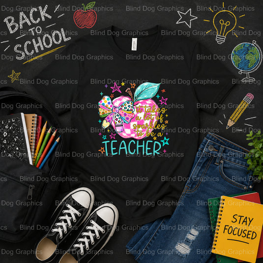 It's A Good Day To Learn – School Premade DTF Transfer (view 1 of 2) – by Blind Dog Graphics – Premade Transfers – School...