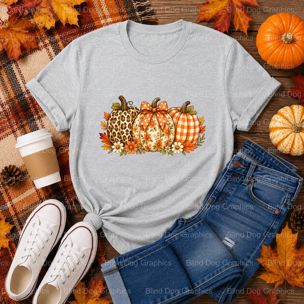 Leopard Print Pumpkin – Fall Premade DTF Transfer (view 2 of 2) – by Blind Dog Graphics – Premade Transfers – Fall, Thanks...