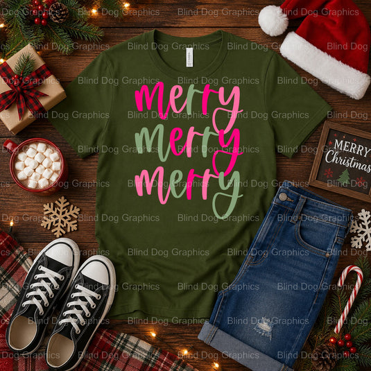 Let it snow – Christmas Premade DTF Transfer (view 1 of 2) – by Blind Dog Graphics – Premade Transfers – Christmas, Holiday