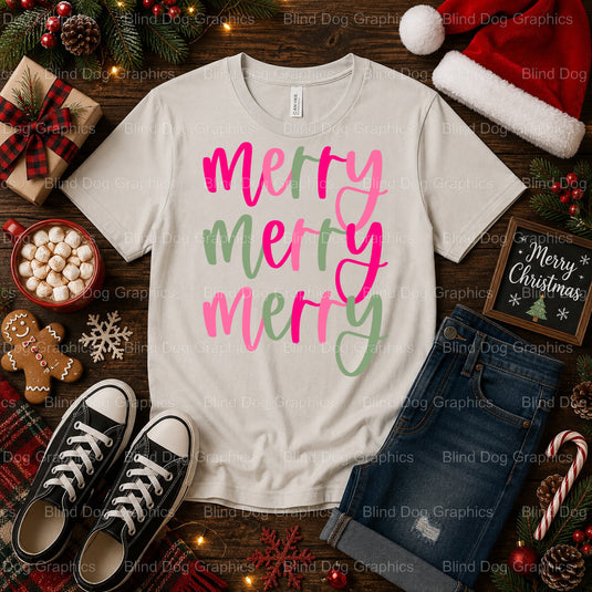 Let it snow – Christmas Premade DTF Transfer (view 2 of 2) – by Blind Dog Graphics – Premade Transfers – Christmas, Holiday